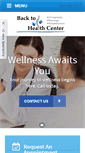 Mobile Screenshot of eugenebacktohealthcenter.com